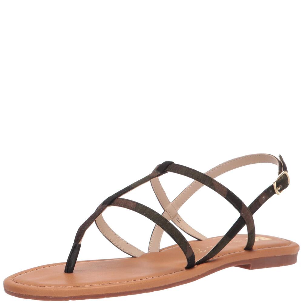 BC Footwear Women's Super Woman Sandal, Camo, 9.5 M US